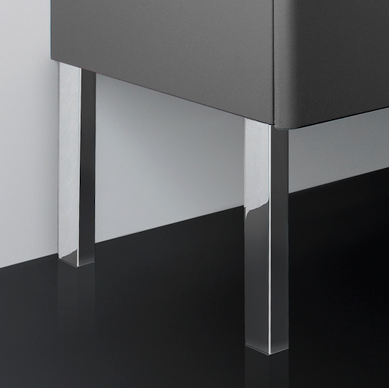 Ніжки для тумби регульовані Roca Gap (2 шт) метал хром A816809339