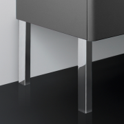 Ножки для тумбы регулируемые Roca Gap (2 шт) металл хром A816809339