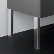 Ножки для тумбы регулируемые Roca Gap (2 шт) металл хром A816809339