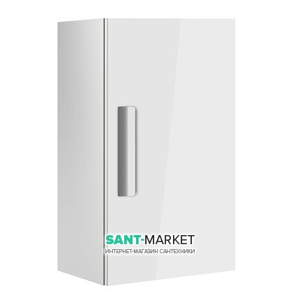 Шкафчик для ванной подвесной из МДФ Roca Debba 60 см с одной дверцей белый глянцевый A856838806