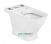 Унітаз підлоговий Roca GAP 65х36.5 см з вертикальним випуском кераміка білий A342478000