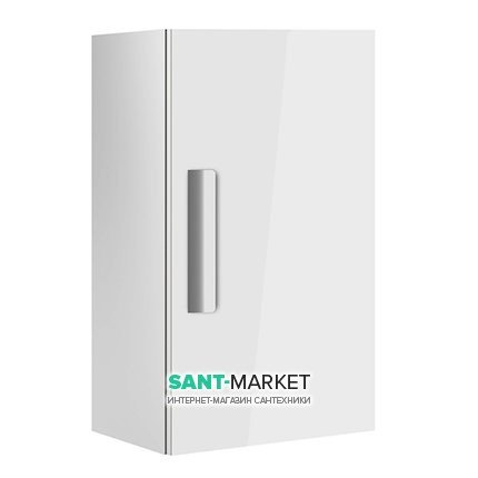 Шафка для ванної підвісний з МДФ Roca Debba 60 см з одними дверцятами білий глянсовий A856838806