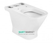 Унитаз напольный Roca GAP 65х36.5 см с горизонтальным выпуском керамика белый A342477000