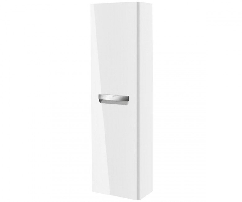 Пенал подвесной распашной Roca Gap однодверный с функцией закрывания Soft Close ДСП/МДФ белый глянец A856969806