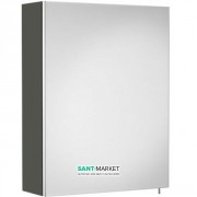 Шафка дзеркальна підвісна Roca Debba 50 см однокамерний сірий антрацит A856840153