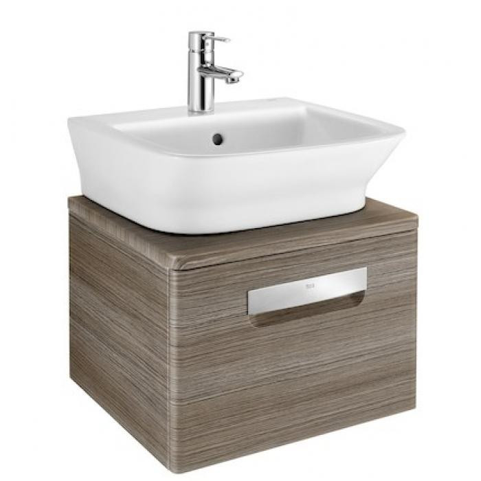 Тумба під раковину підвісна Roca Gap 45х41.4 см з одним ящиком МДФ тик A856968150
