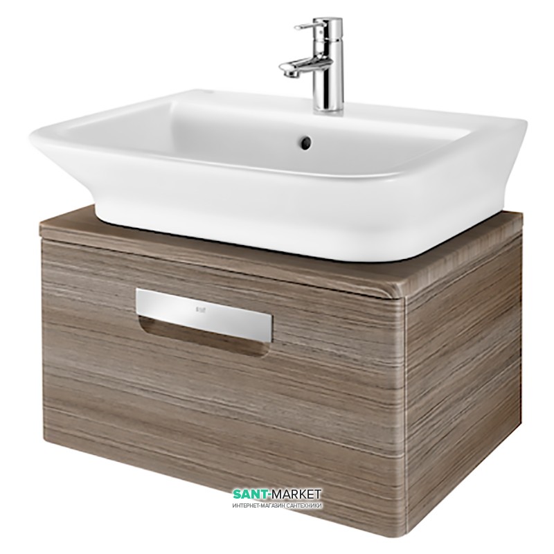 Тумба під раковину підвісна Roca Gap 60х41.4 см з одним ящиком МДФ тик A856965150