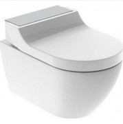 Унитаз-биде подвесной Geberit AquaClean Tuma Comfort белый/нержавеющая сталь матированная 146.290.FW.1