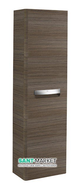 Пенал подвесной распашной Roca Gap однодверный с функцией закрывания Soft Close ДСП/МДФ тик A856969150