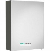 Шафка дзеркальна підвісна Roca Debba 50 см однокамерний сірий антрацит A856840153