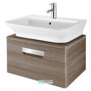 Тумба под раковину подвесная Roca Gap 60х41.4 см с одним ящиком МДФ тик A856965150