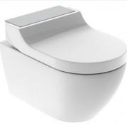 Унитаз-биде подвесной Geberit AquaClean Tuma Comfort белый/нержавеющая сталь матированная 146.290.FW.1