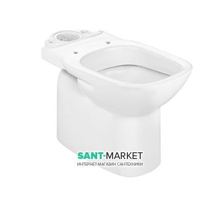 Унитаз напольный комбинированный Roca Debba с вертикальным выпуском керамика белый A342998000