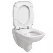 Унитаз подвесной Roca Debba Rimless с горизонтальным выпуском керамика белый A34699L000