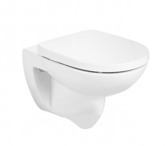 Унітаз підвісний Roca Debba Round Rimless з горизонтальним випуском кераміка білий A346998000