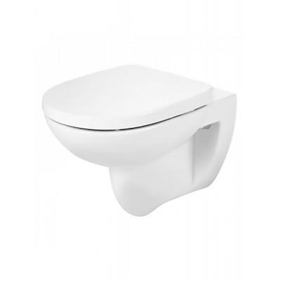Унитаз подвесной Roca Debba Round Rimless керамика белый и крышка с функцией Soft Close SUPRALIT белый A34H996000
