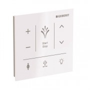 Настінна контрольна панель управління для унітазу-біде Geberit AquaClean Sela скло білий 147.041.SI.1