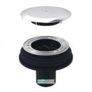 Слив для душевого поддона Geberit d90 без сифона с пробкой сливного отверстия глянцевый хром 150.592.21.1