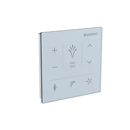 Настінна контрольна панель управління для унітазу-біде Geberit AquaClean скло білий 147.038.SI.1