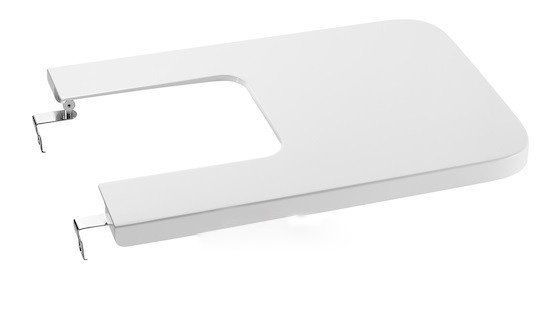 Крышка для биде Roca Inspira Square с функцией Soft-Сlose SUPRALIT белый A80653200B
