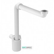 Сифон для раковини Geberit із занурювальним трубкою d40 білий 151.117.11.1