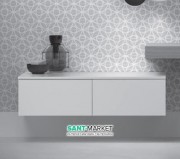 Шафка підвісна Kerasan Deco 140 см білий матовий 744230