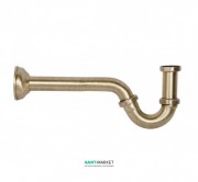 Сифон для биде Kerasan Retro 310 мм бронза 913393