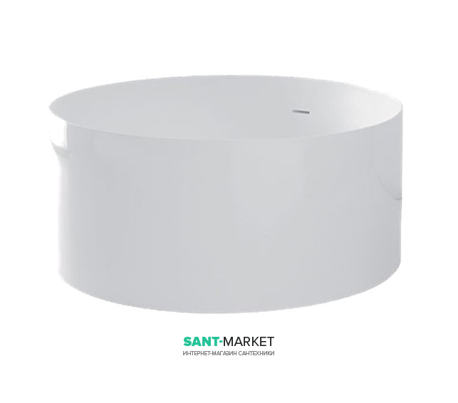 Ванна кругла Kerasan G & M свободностоящая 120х120 біла 743601