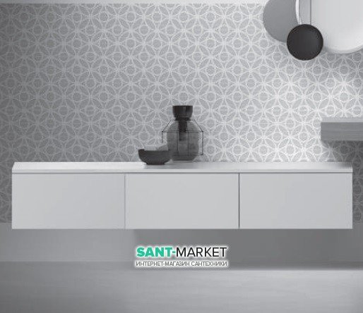 Шкафчик подвесной Kerasan Deco 180 см белый матовый 744330