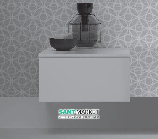 Шкафчик подвесной Kerasan Deco 60 см белый матовый 743930