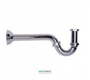 Сифон для биде Kerasan Retro 310 мм хром 913390