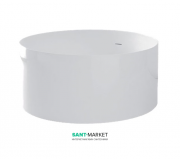 Ванна кругла Kerasan G & M свободностоящая 120х120 біла 743601