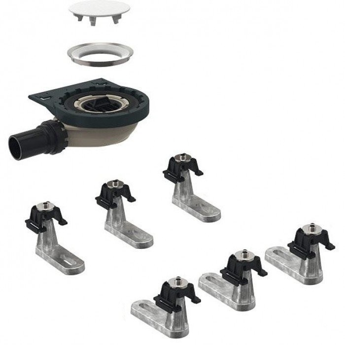 Сифон для душового піддону Geberit Setaplano з 6 ніжками d40 висота гідрозатвори 30 мм 154.021.00.1