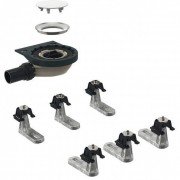 Сифон для душевого поддона Geberit Setaplano с 6 ножками d40 высота гидрозатвора 30 мм 154.021.00.1