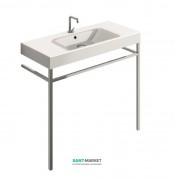 Консоль под раковину Kerasan Cento напольная 100х45 см хром 9152K1