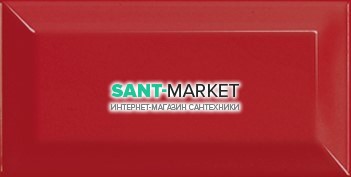 Плитка Equipe Metro Rosso 14059 (0,5 М2/кор) 7,5х15