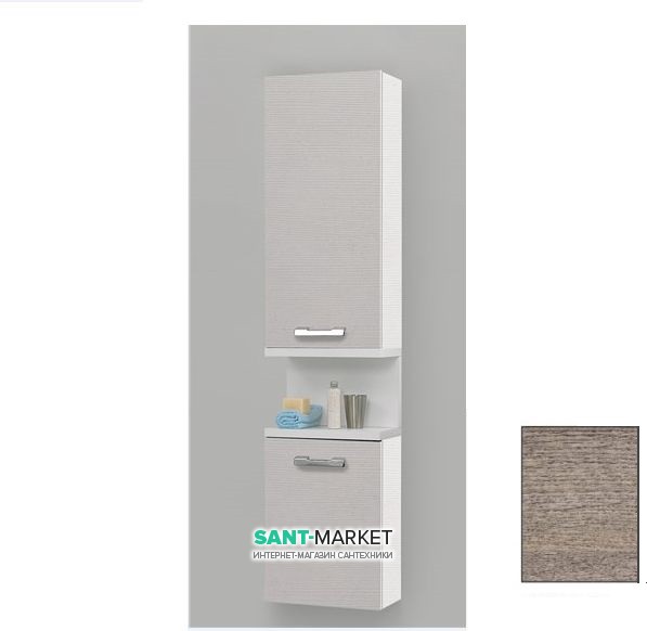 Шафа-пенал підвісний Kerasan Comunita темний дуб 917756