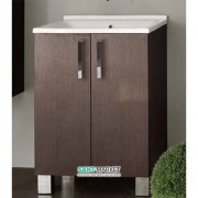 Тумба с раковиной Kerasan Comunita Aquadom 60х50 см тёмный дуб 9166K2