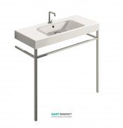 Консоль під раковину Kerasan Cento підлоги 100х45 см хром 9152K1