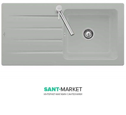 Мойка для кухни прямоугольная Villeroy & Boch Architectura 60 Fossil 336001KD