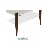 Полка для консоли под раковину Kerasan Bentley 100х50 см стекло 918701