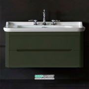 Тумба под раковину подвесная Kerasan Waldorf 100 см зелёный 919252