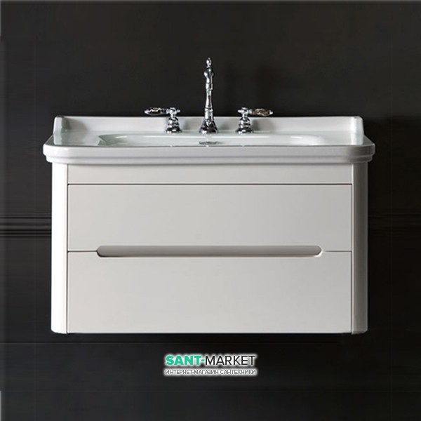 Тумба під раковину підвісна Kerasan Waldorf 80 см білий матовий 919330