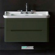 Тумба под раковину подвесная Kerasan Waldorf 80 см зелёный 919352