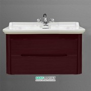Тумба под раковину подвесная Kerasan Waldorf 80 см бордо 919353
