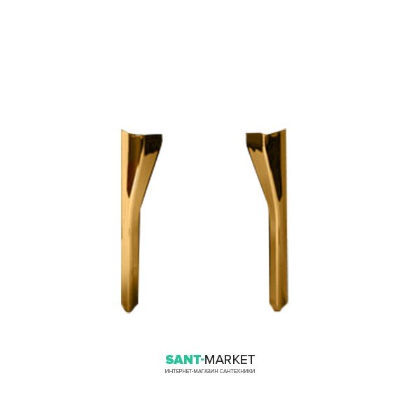 Ножки для подвесной тумбы Kerasan Waldorf золото 919491