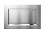 Панель змиву для унітазу Geberit Omega30 подвійний змив пластик хром матовий / хром глянсовий 115.080.KN.1