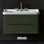 Тумба под раковину подвесная Kerasan Waldorf 80 см зелёный 919352