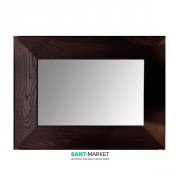 Зеркало настенное в деревянной раме Kerasan Bentley 80х100 (100х80) см тёмный ясень 918047
