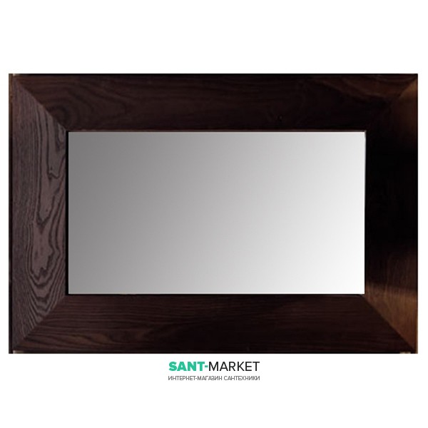 Зеркало настенное в деревянной раме Kerasan Bentley 80х120 (120х80) см тёмный ясень 918147